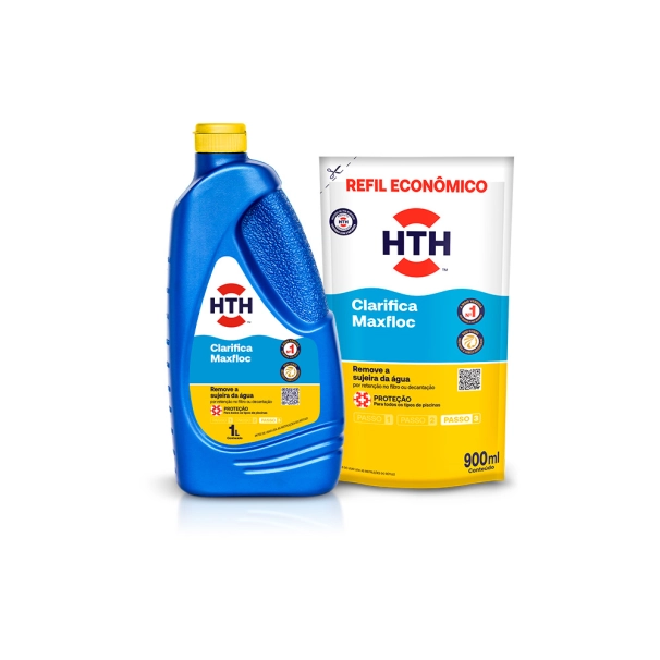 Kit hth maxfloc + hth maxfloc refil Produto Kit hth maxfloc + hth maxfloc refil